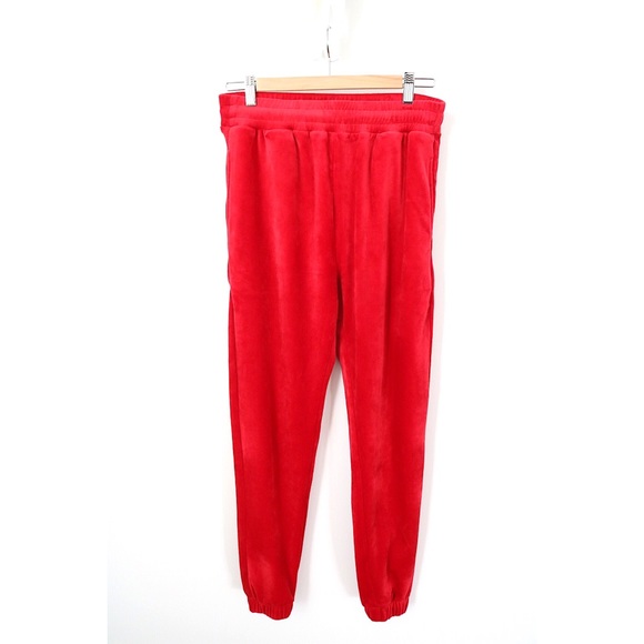 DANIELLE GUIZIO PT2 Velour Tracksuit in Red - Picture 7 of 8